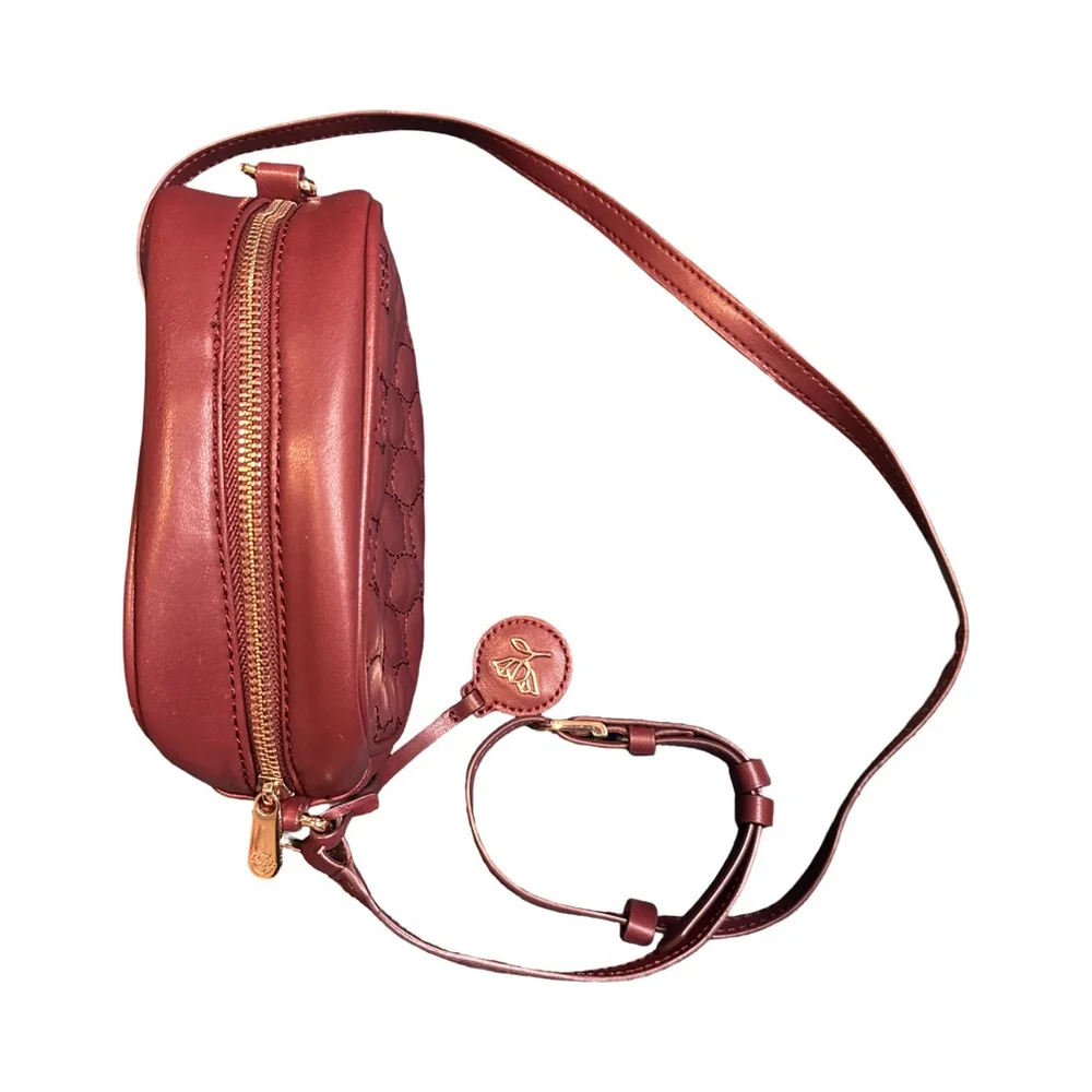 Women's Draper James Crossbody Bag One Size Burgundy - Picture 3 of 7